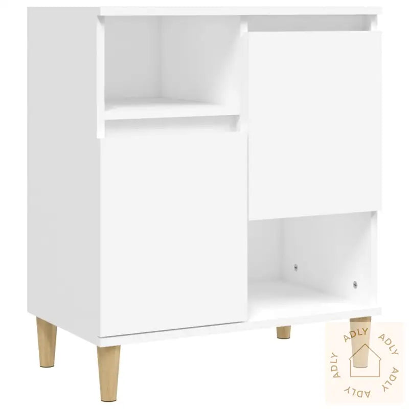 Skjenk Hvit 60X35X70 Cm Konstruert Tre
