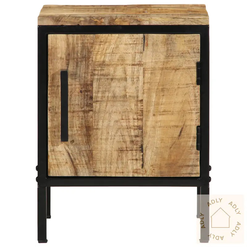 Nattbord 30X30X40 Cm Massiv Tre Grovt Mangotre