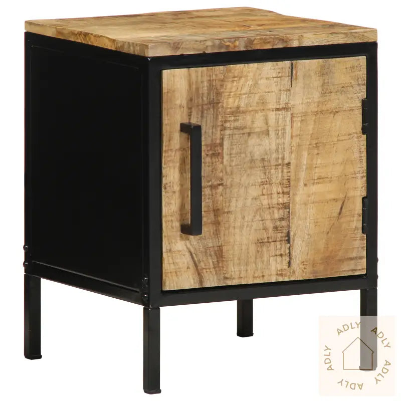 Nattbord 30X30X40 Cm Massiv Tre Grovt Mangotre