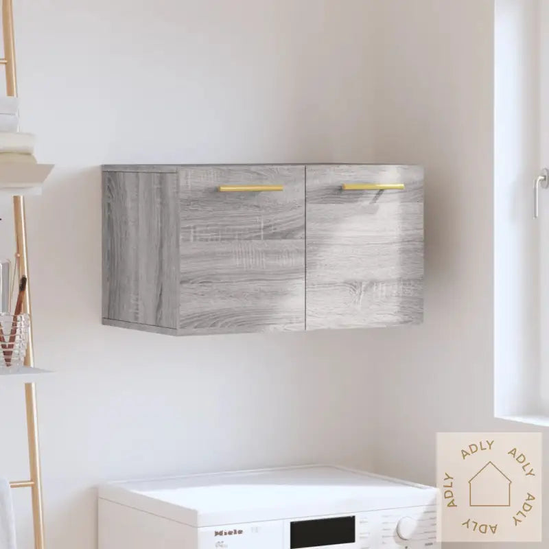 Veggskap Grå Sonoma 60X36,5X35 Cm Konstruert Tre