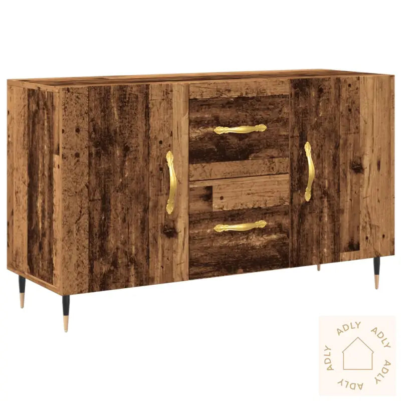 Skjenk Gammelt Tre 100X36X60 Cm Konstruert Tre
