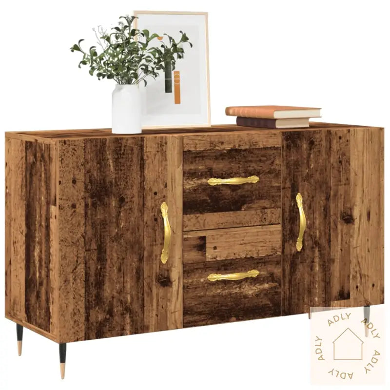 Skjenk Gammelt Tre 100X36X60 Cm Konstruert Tre