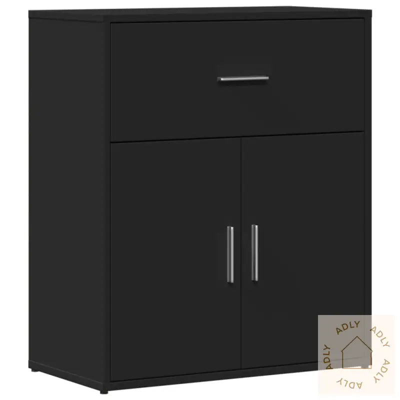 Skjenk Svart 60X31X70 Cm Konstruert Tre