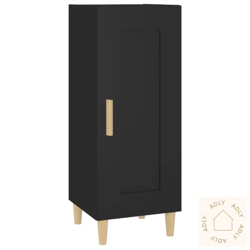 Skjenk Svart 34,5X34X90 Cm Konstruert Tre