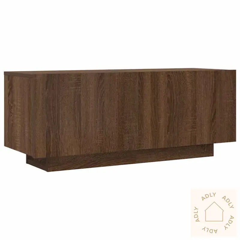 Tv-Benk Sonoma Eik 100X35X40 Cm Konstruert Tre