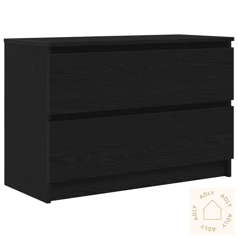 Tv-Benk Svart 80X35X54 Cm Konstruert Tre