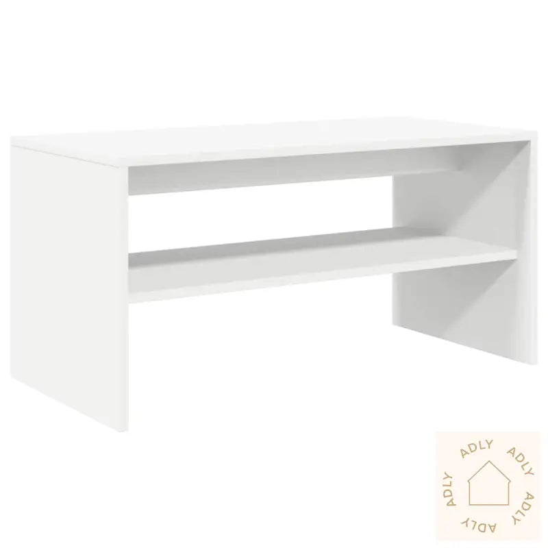 Tv-Benk Hvit 80X40X40 Cm Sponplate