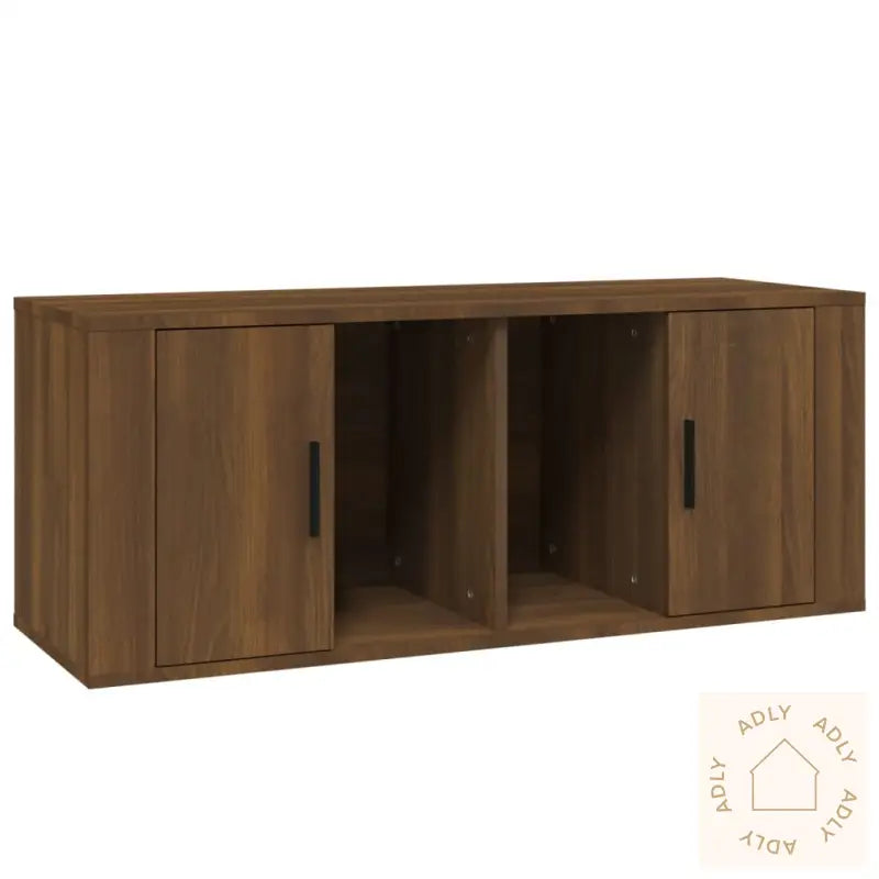 Tv-Benk Sonoma Eik 100X35X40 Cm Konstruert Tre