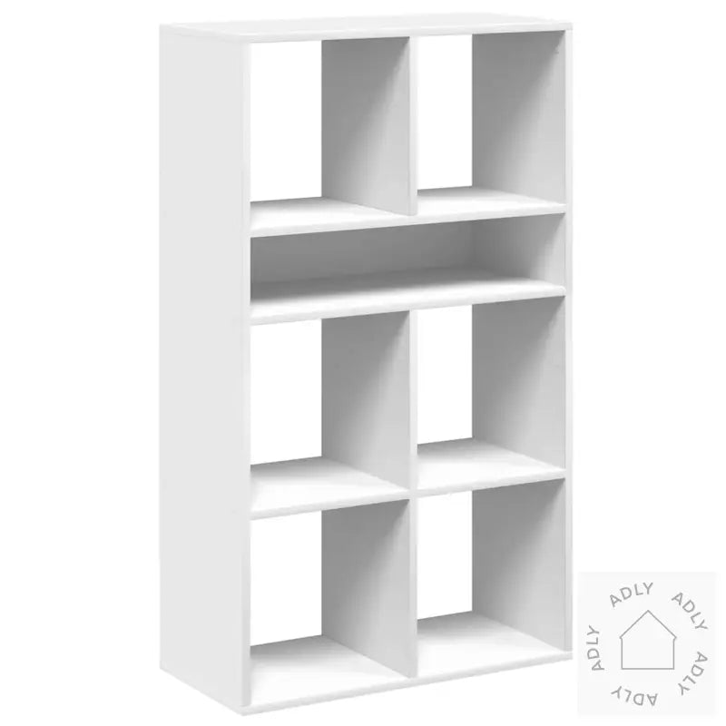 Bokhylle Hvit 66X31X112 Cm Konstruert Tre