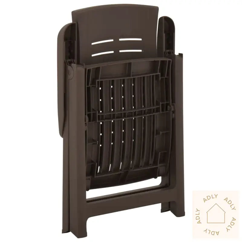 Hagestoler 2 Stk Plast Mokka