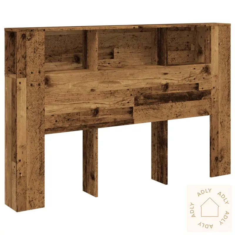 Hodegavl Med Hyller Gammelt Tre 160X18,5X103,5Cm Konstruert Tre