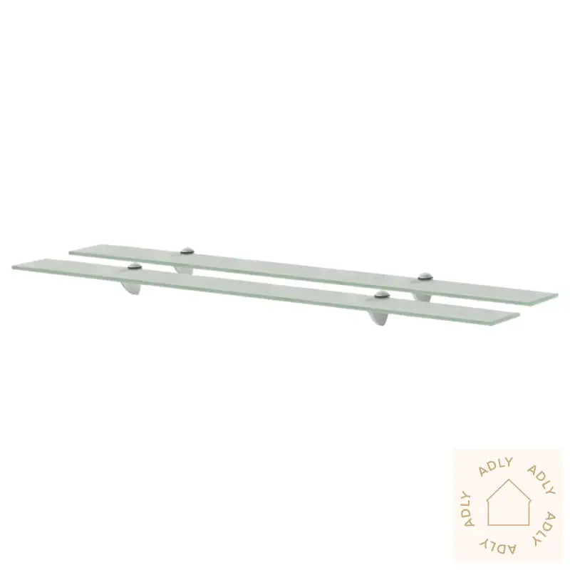 Flytende Hyller 2 Stk Glass 100X20 Cm 8 Mm