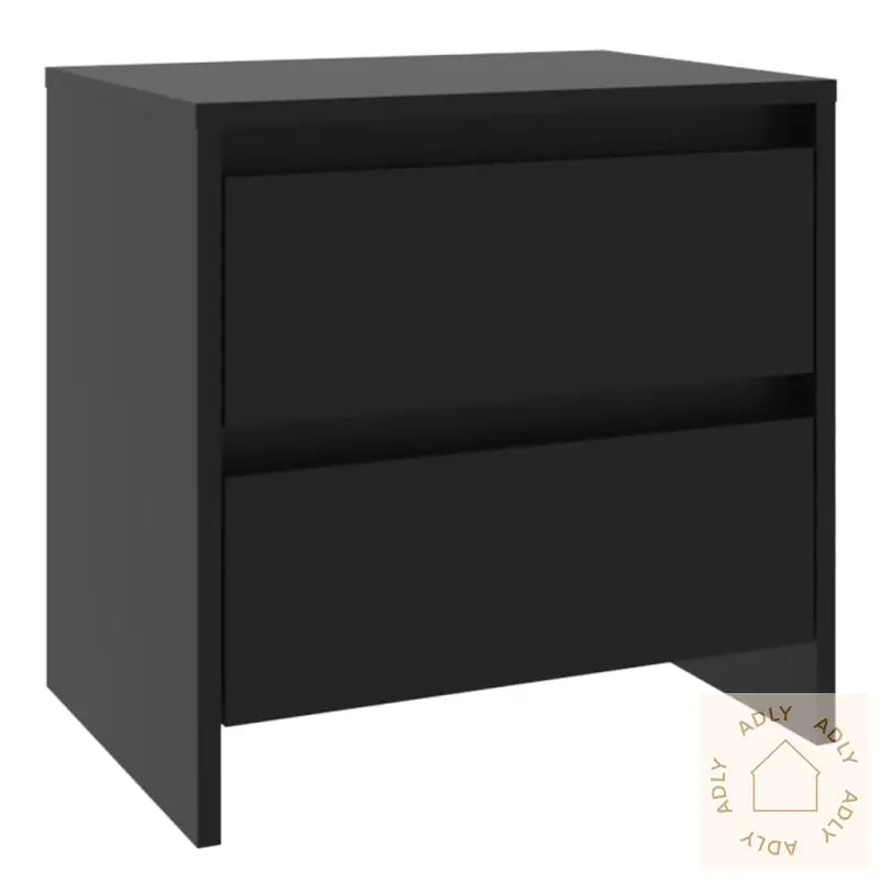 Nattbord Svart 45X34,5X44,5 Cm Konstruert Tre