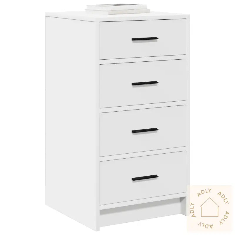 Sideboard Hvit 40X41X75 Cm Konstruert Tre