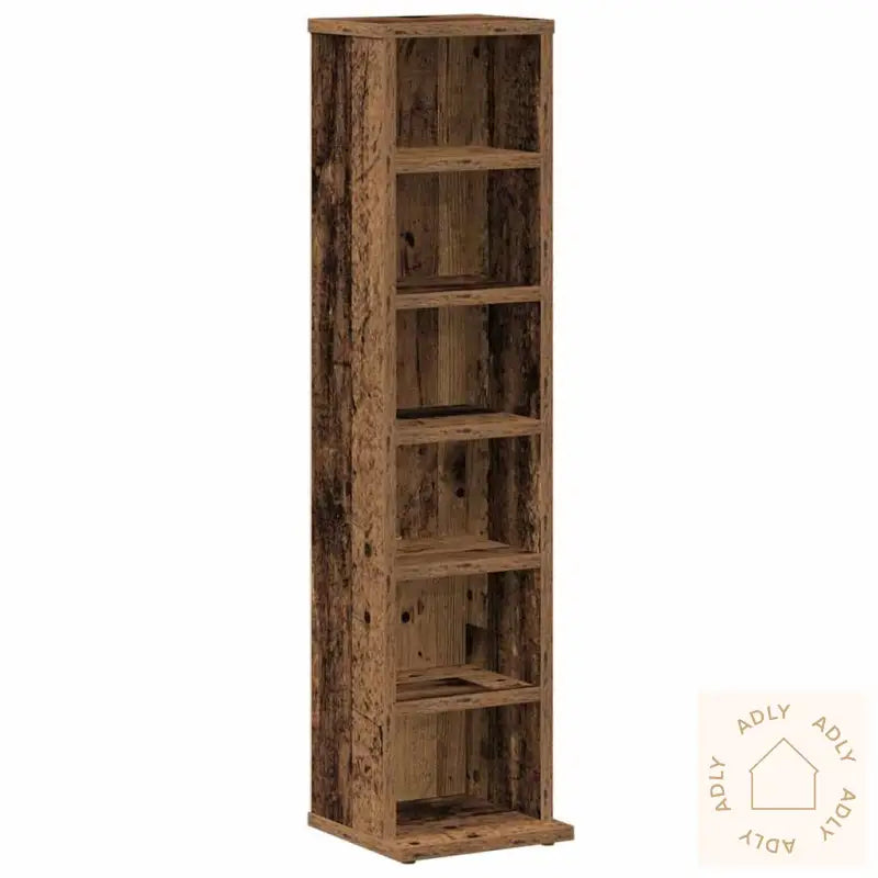 Cd-Skap Gammelt Tre 21X20X88 Cm Konstruert Tre