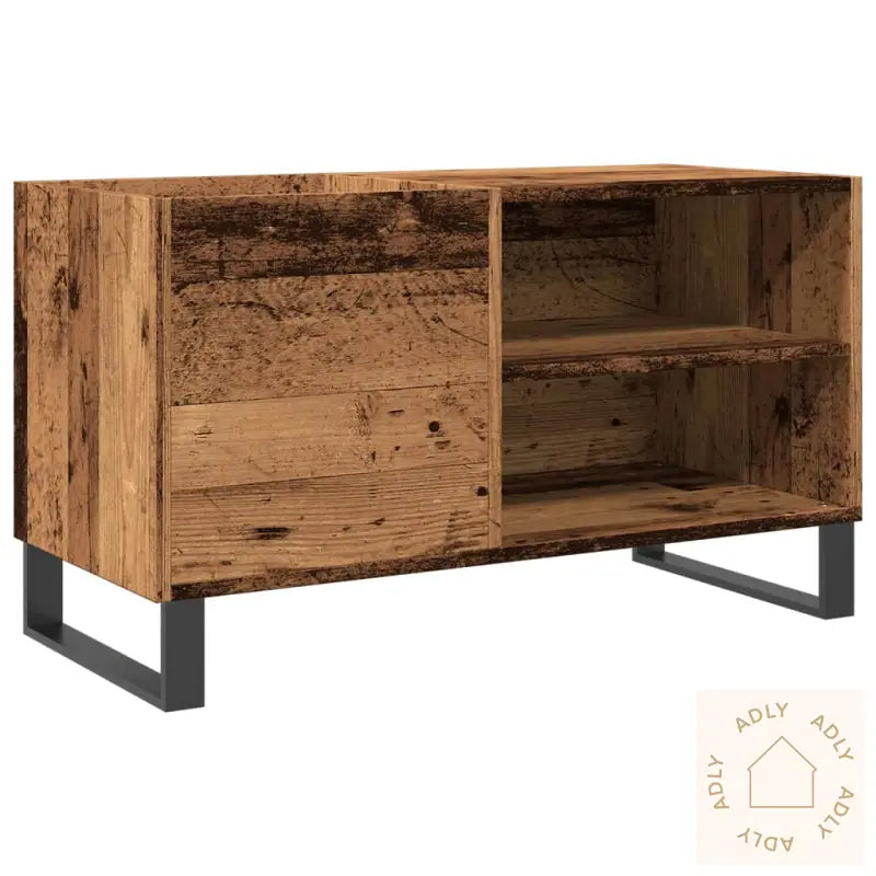 Plateskap Gammelt Tre 84,5X38X48 Cm Konstruert Tre