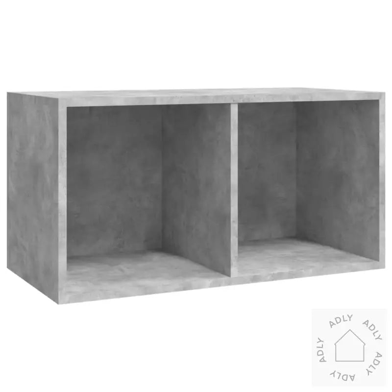 Oppbevaringsboks Lp Betonggrå 71X34X36 Cm Konstruert Tre