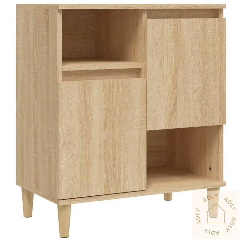 Skjenk Sonoma Eik 60X35X70 Cm Konstruert Tre