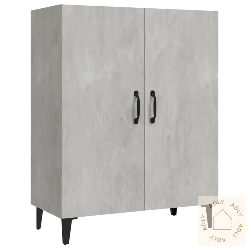 Skjenk Betonggrå 70X34X90 Cm Konstruert Tre