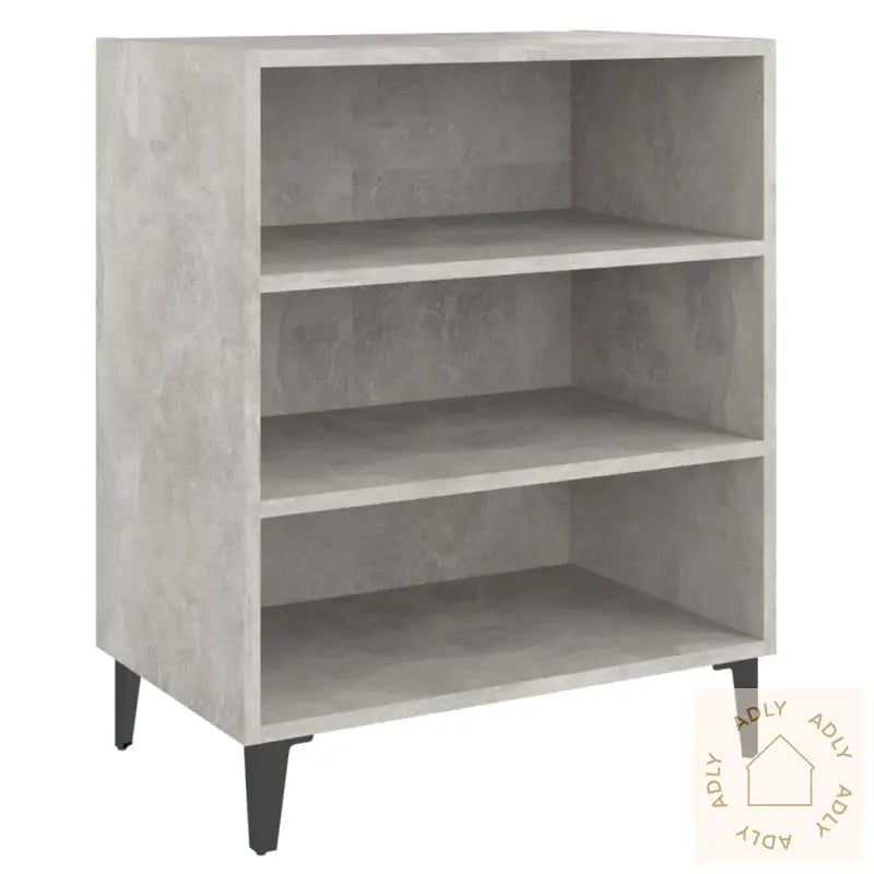 Skjenk Betonggrå 57X35X70 Cm Konstruert Tre