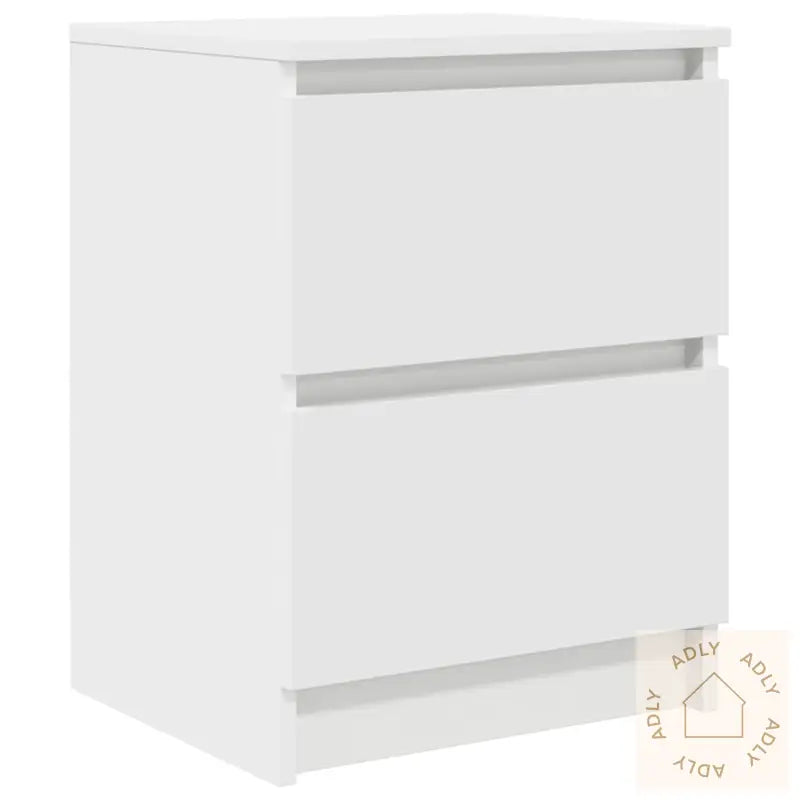 Tv-Benk Hvit 40X35X54 Cm Konstruert Tre