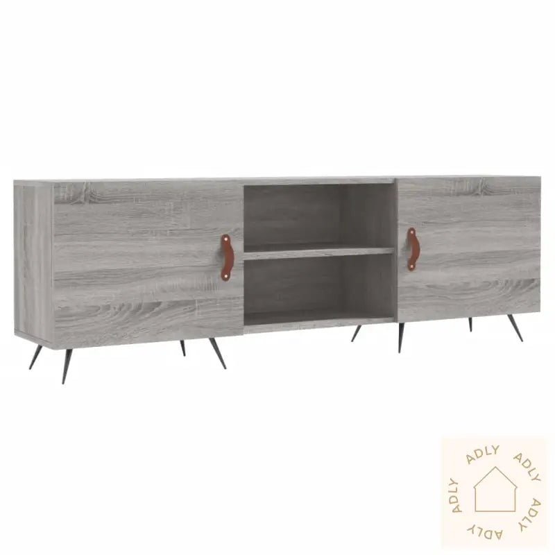 Tv-Benk Grå Sonoma 150X30X50 Cm Konstruert Tre