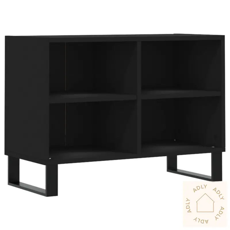 Tv-Benk Svart 69,5X30X50 Cm Konstruert Tre