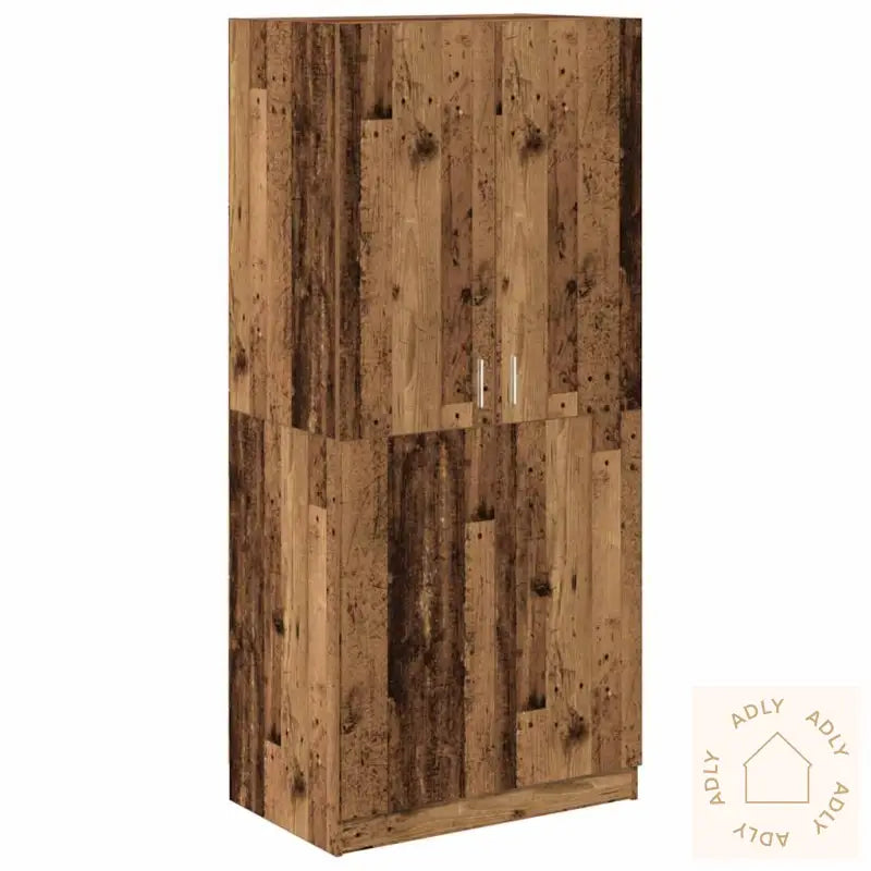 Garderobe Gammelt Tre 80X52X180 Cm Konstruert Tre
