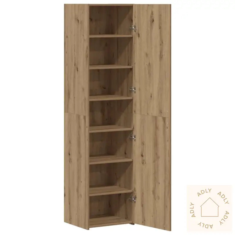 Høyskap Eik 45X42.5X185 Cm Konstruert Tre