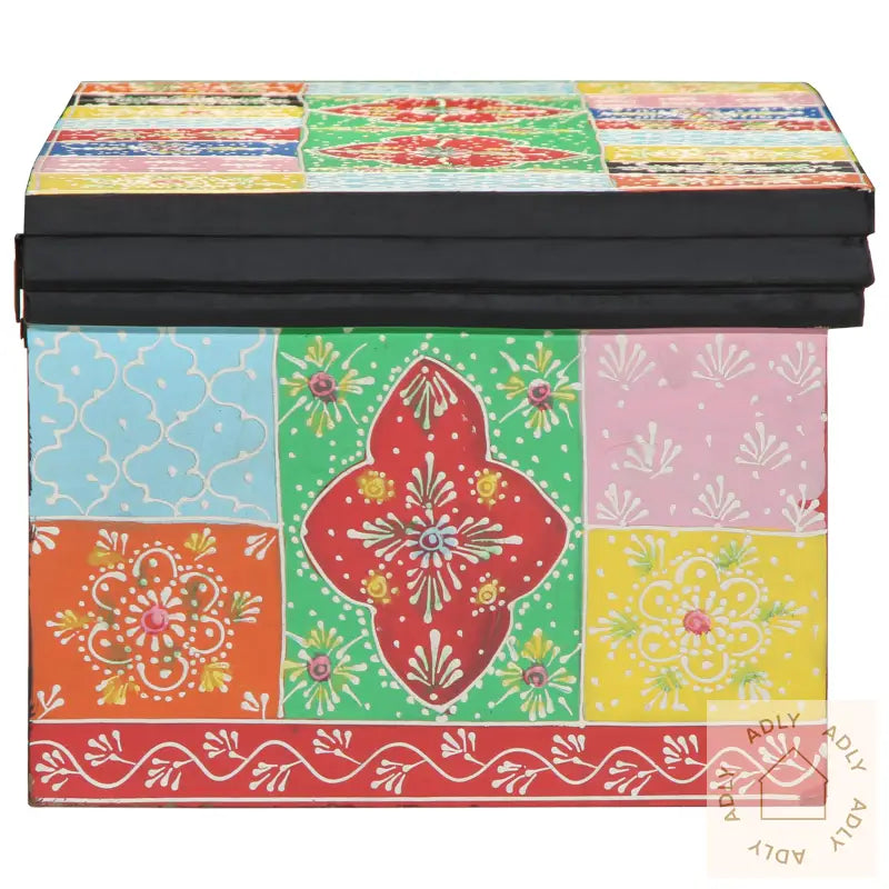 Tv-Hylle Veggmontert Flerfarget 80X30X22 Cm Konstruert Tre