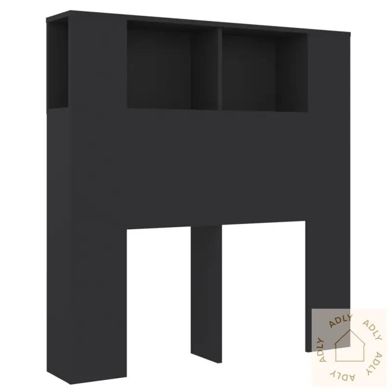 Sengegavlskap Svart 100X18,5X104,5 Cm