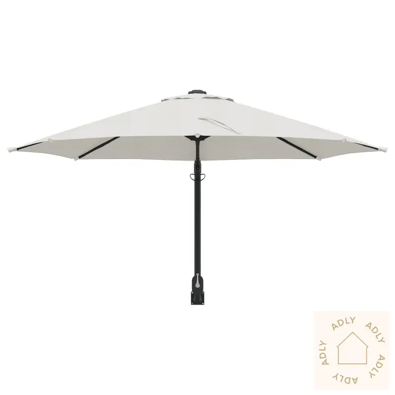 Cantilever-Parasoll Sand Polyester, Aluminium Stor Sammenleggbar