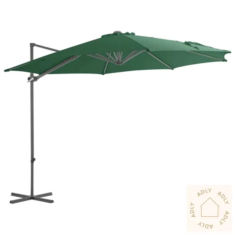 Hageparasoll Med Bærbar Fot Grønn
