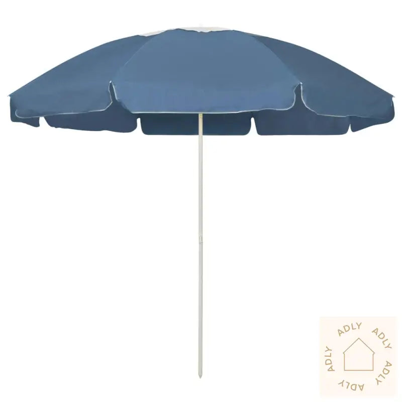 Strandparasoll Blå 240 Cm