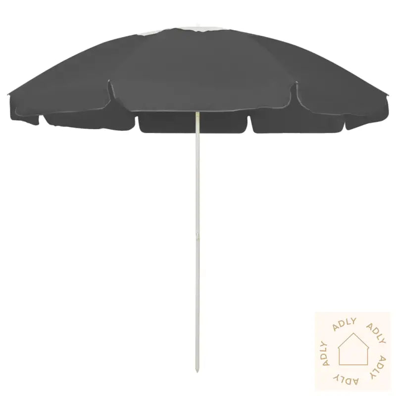 Strandparasoll Antrasitt 240 Cm