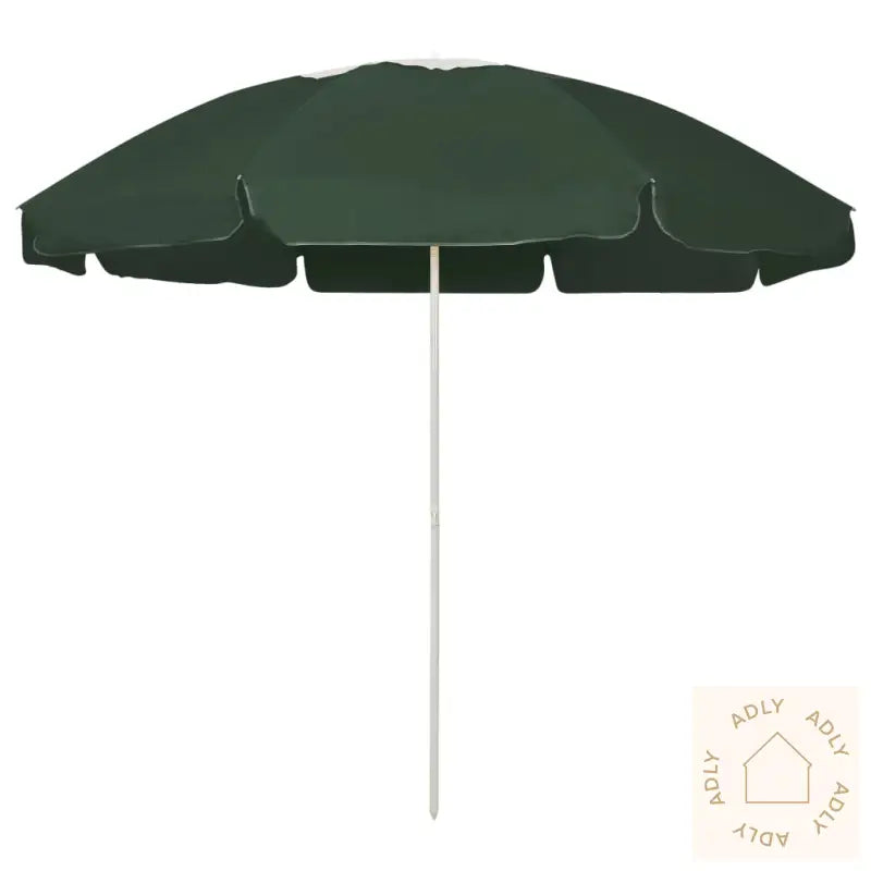 Strandparasoll Grønn 240 Cm