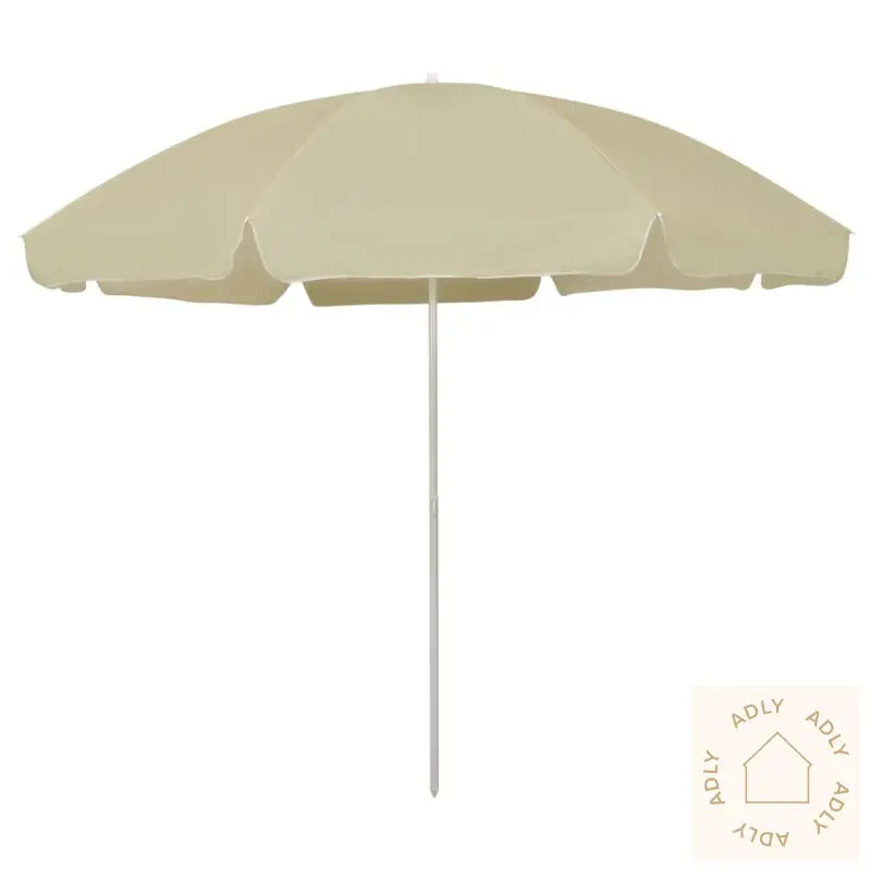 Strandparasoll Sandgul 300 Cm