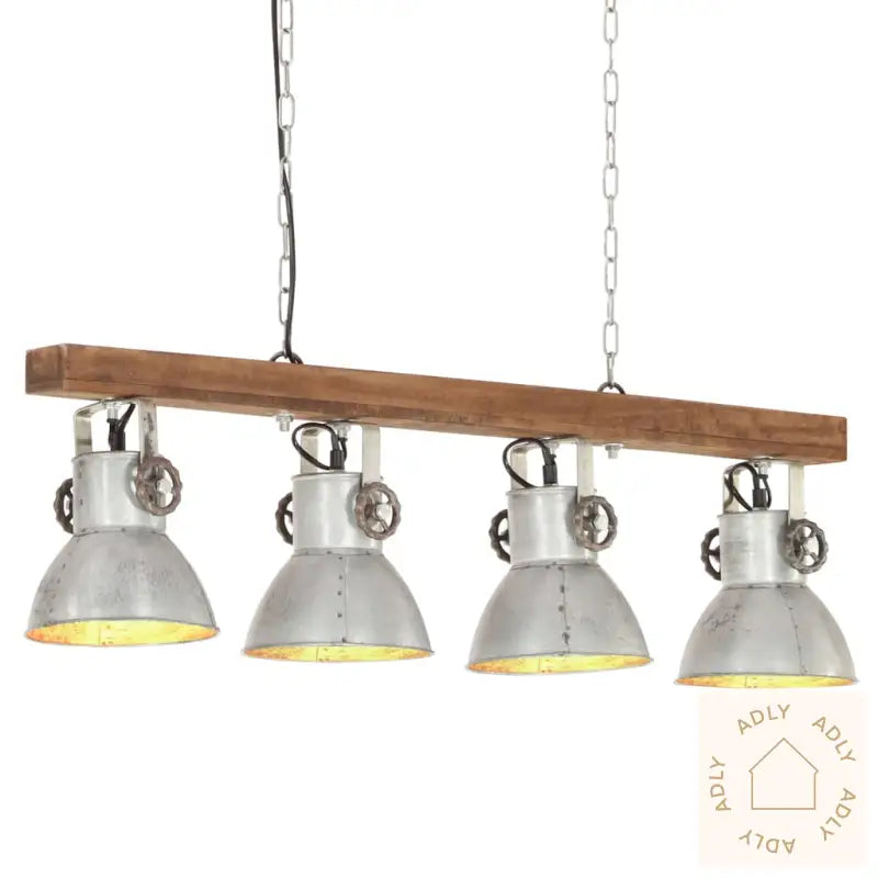 Industriell Taklampe Sølv E27 Mangotre
