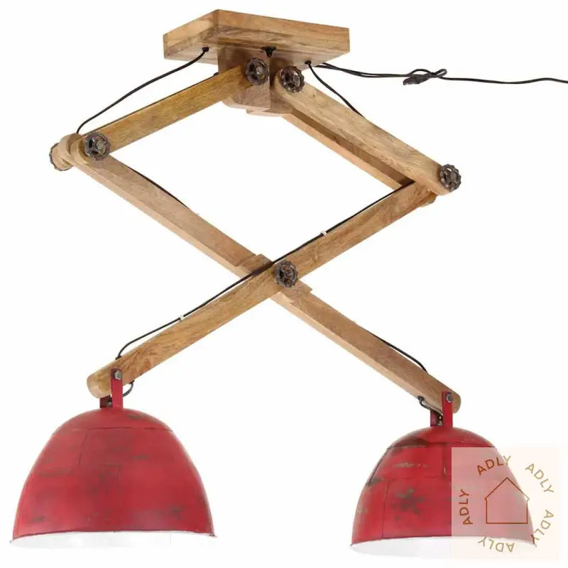 Taklampe 25 W Mørkerød 29X18X85 Cm E27