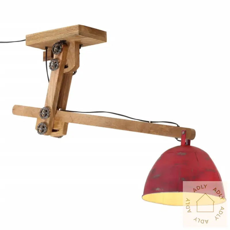 Taklampe 25 W Mørkerød 05X30X65-108 Cm E27