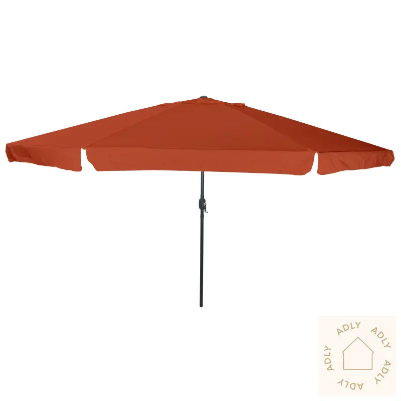 Hageparasol 395X245 Cm I Terrakotta