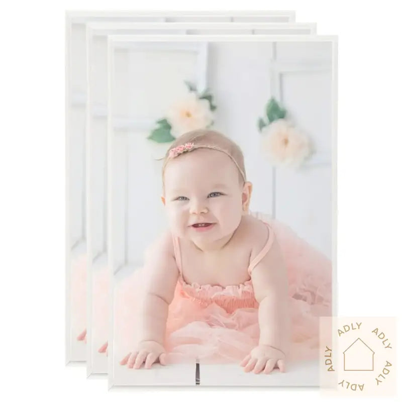 Fotorammekollasje For Bord 3 Stk Sølv 13X18 Cm Mdf