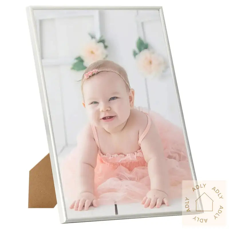 Fotorammekollasje For Vegg Eller Bord 5 Stk 70X90 Cm Mdf Sølv