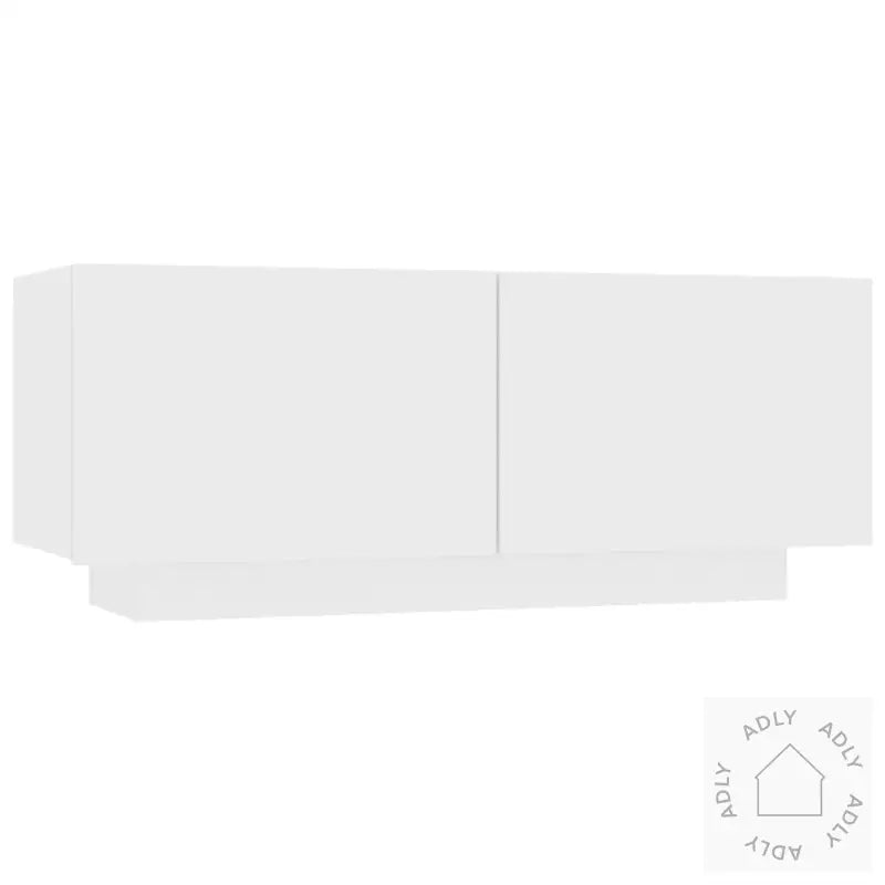 Nattbord Hvit 100X35X40 Cm Konstruert Tre