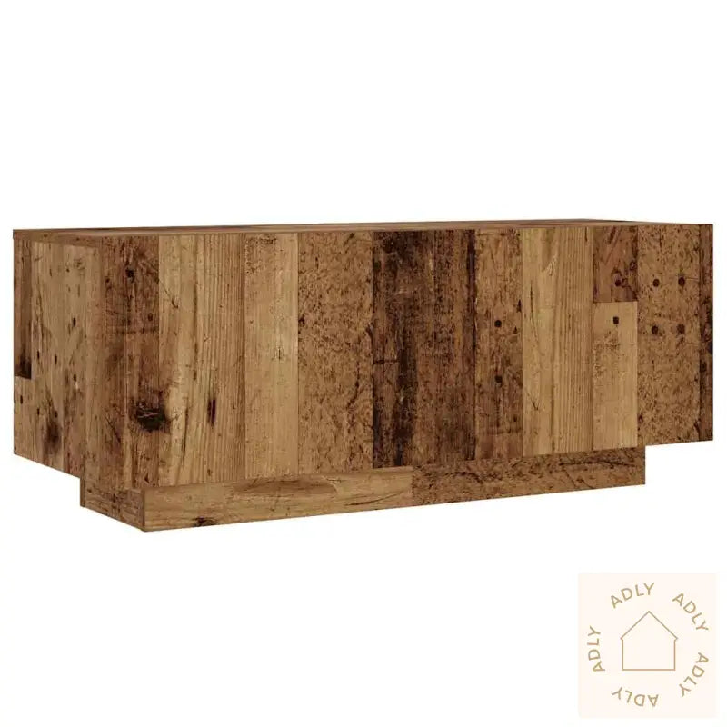 Nattbord Gammelt Tre 100X35X40 Cm Konstruert Tre