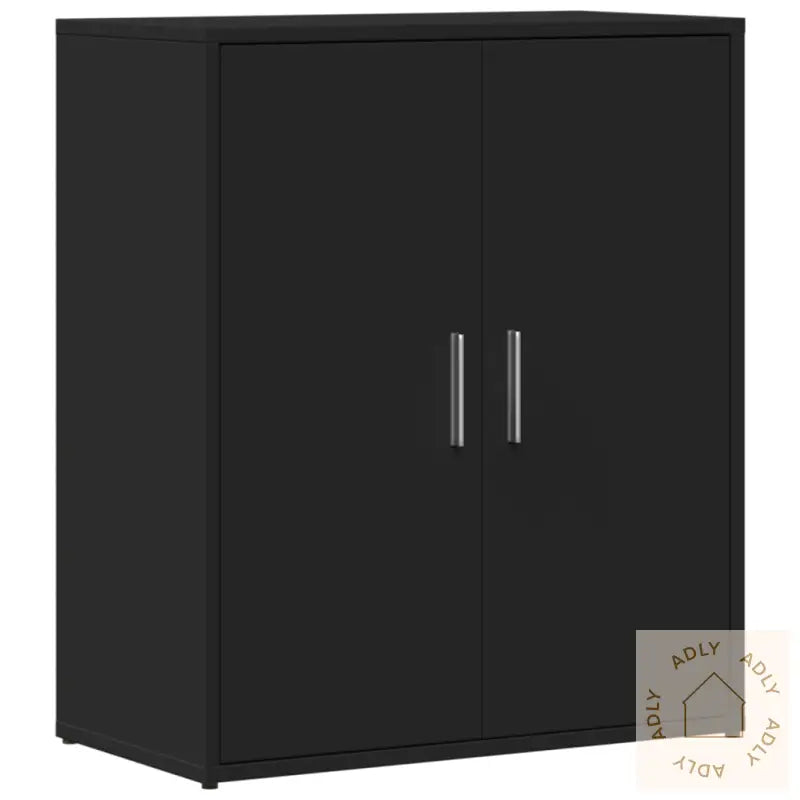 Skjenk Svart 60X31X70 Cm Konstruert Tre