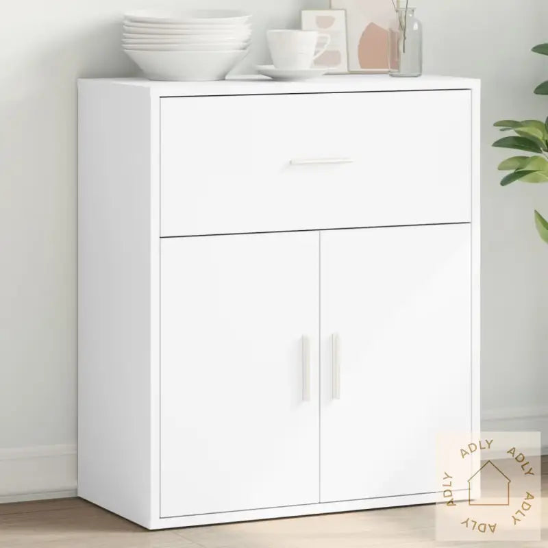 Skjenk Hvit 60X31X70 Cm Konstruert Tre