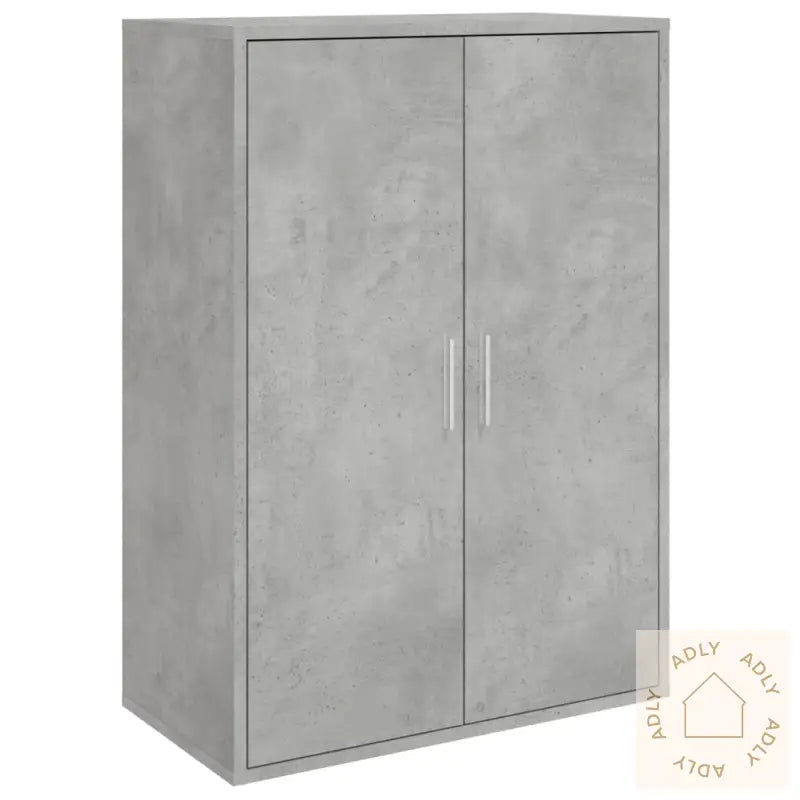 Skjenk Betonggrå 60X31X84 Cm Konstruert Tre