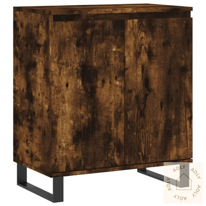 Skjenk Røkt Eik 60X35X70 Cm Konstruert Tre
