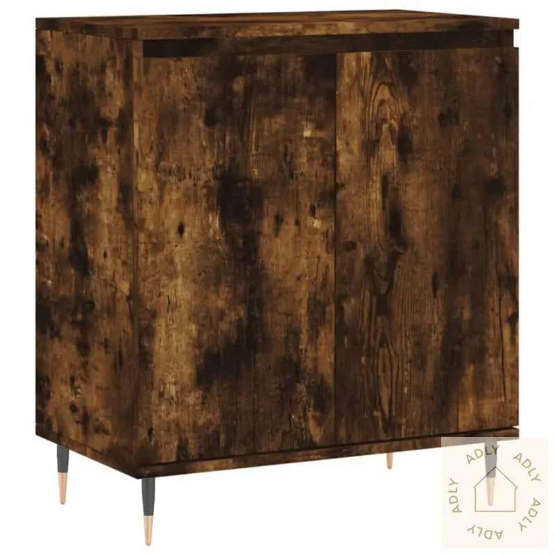 Skjenk Røkt Eik 60X35X70 Cm Konstruert Tre
